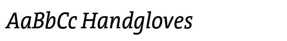 TheSerif SemiCondensed Plain Italic image