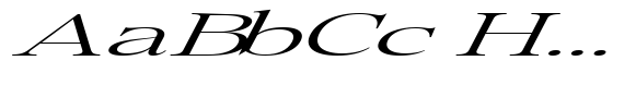 Pichellsio Light Italic Extra Expanded image