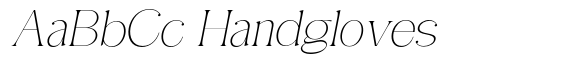 Galmiten Semi Serif Extra Light Expanded Slanted image