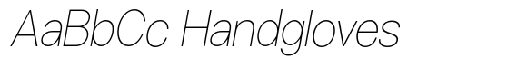 Gorvain Thin Semi Condensed Slanted image