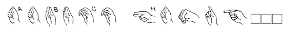 American Sign Alphabet image