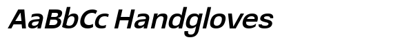 Glorytalk Sans Soft Semi Bold Italic image