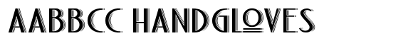 Bandoengsche Deco font sample