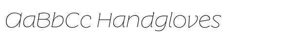Slowglass Alt Thin Italic font sample