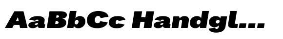 Hofmann Grotesk Expanded italic image