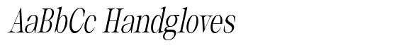 Thalore Condensed Oblique image