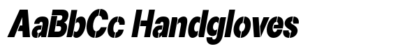 Gorvain Stencil Black Semi Condensed Slanted image