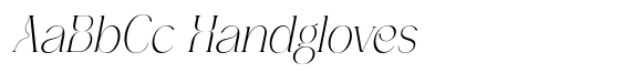 Chanberlin Italic font sample