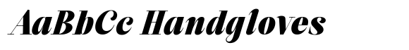 Sitges Bold Italic font sample