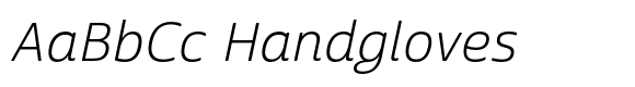 Cabrito Sans Ext Book Italic image