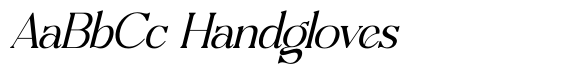 Chafuer Italic font sample