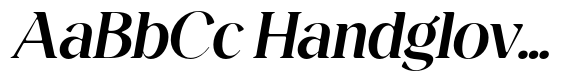 Magres Soft Bold Italic image