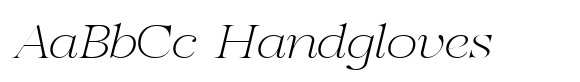 Romellis Thin Expanded Italic image