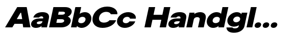 Noverion Sans Black Slanted Expanded image