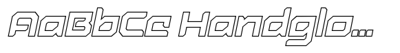 Glander Italic Outline image