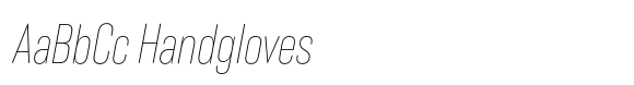 Lütschine Lutschine Thin Nar x1 Italic image