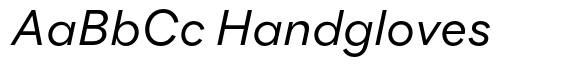 Flink Neue Regular Italic font sample