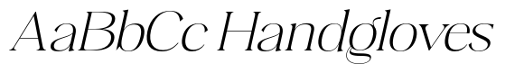 Plakent Extra Light Italic Expanded image