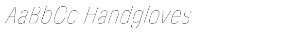 De Box Condensed Hairline Italic Tall image