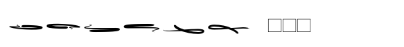 Black Bone Script Underline image