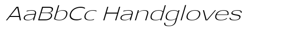 Glorytalk Sans Soft ExtraLight SemiExpanded Italic image