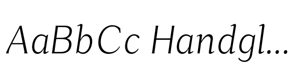 Rema Monde Light Semi Condensed Italic image