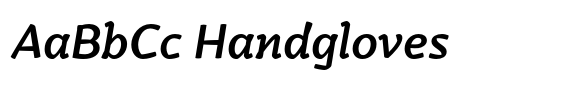 Kamado Medium Italic font sample