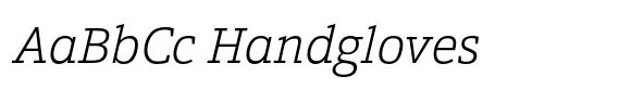 Calanda Extra Light Italic image