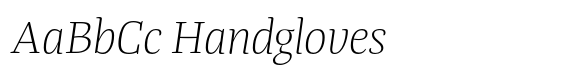 Tanger Serif Medium Light Italic image
