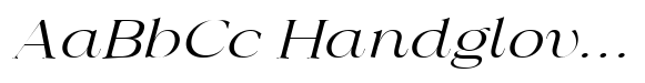 Mugnelis Extra Light Expanded Italic image
