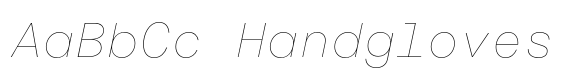 Rational TW Display Hairline Italic image