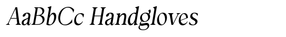 Cadera Light Extra Condensed Slanted image