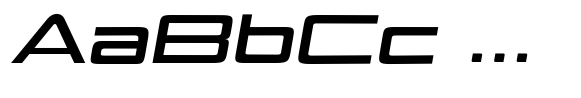 Vexora Variable Vexora ExtraBold SemiExpanded Italic image