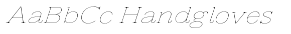 Vintora Serif Vintora Thin Expanded Italic image