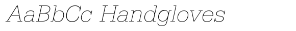 Serifa BEF-XLight Italic image