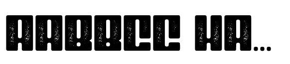 Mixbox Stamp font sample