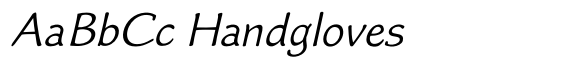 Worstveld Hand Italic image