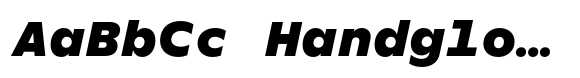 Neurath Mono RB Neurath Mono Black Italic image