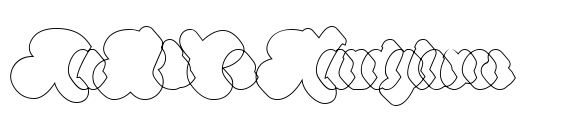 Halycoon Script Outline image