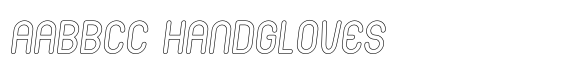 Giggle Otter Outline Italic image
