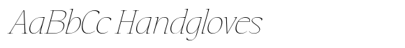 Eternal Collection Condensed Thin Italic image