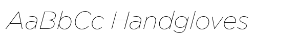 Gotham Thin Italic image