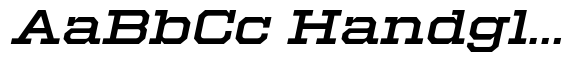 Hattrick Serif Italic Regular Expanded image