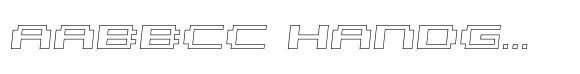 Zvezda Outline Italic image