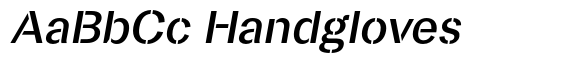 Dean Stencil Normal Medium Italic image