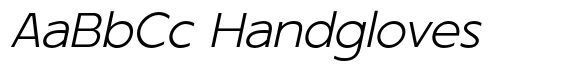 MN Managa Sans Thin Italic font sample