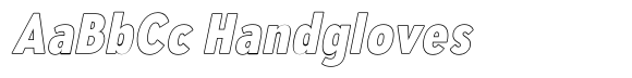 Aukim II Outline Heavy Condensed Italic image