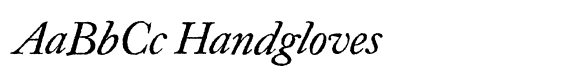 Caslon Rough H EF Italic image
