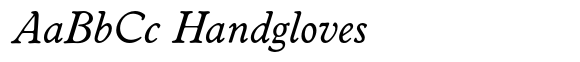 Worchester EF Italic image