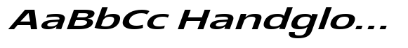 Glorytalk Sans Semi Bold Italic Expanded image